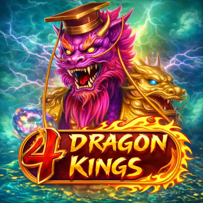 4 Dragon Kings Game Logo